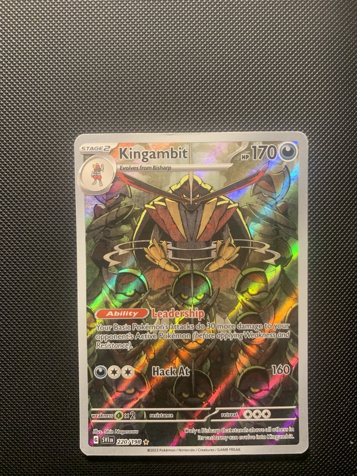 Kingambit Illustration Rare SV01: Scarlet & Violet Base Set 220/198 LP