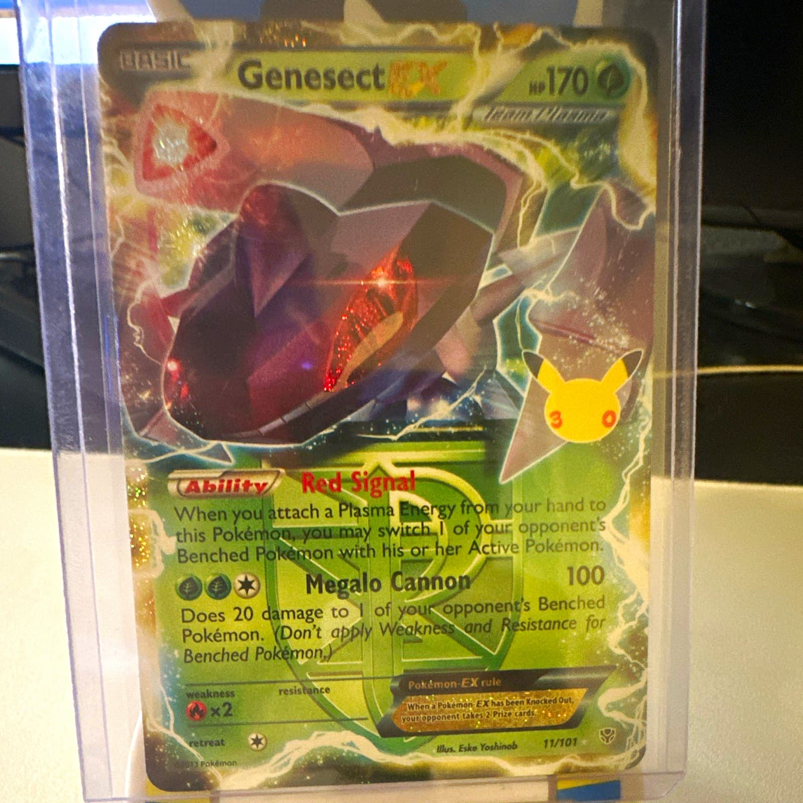 Pokemon Company Genesect EX 11/101 30th Celebration Classic Collection