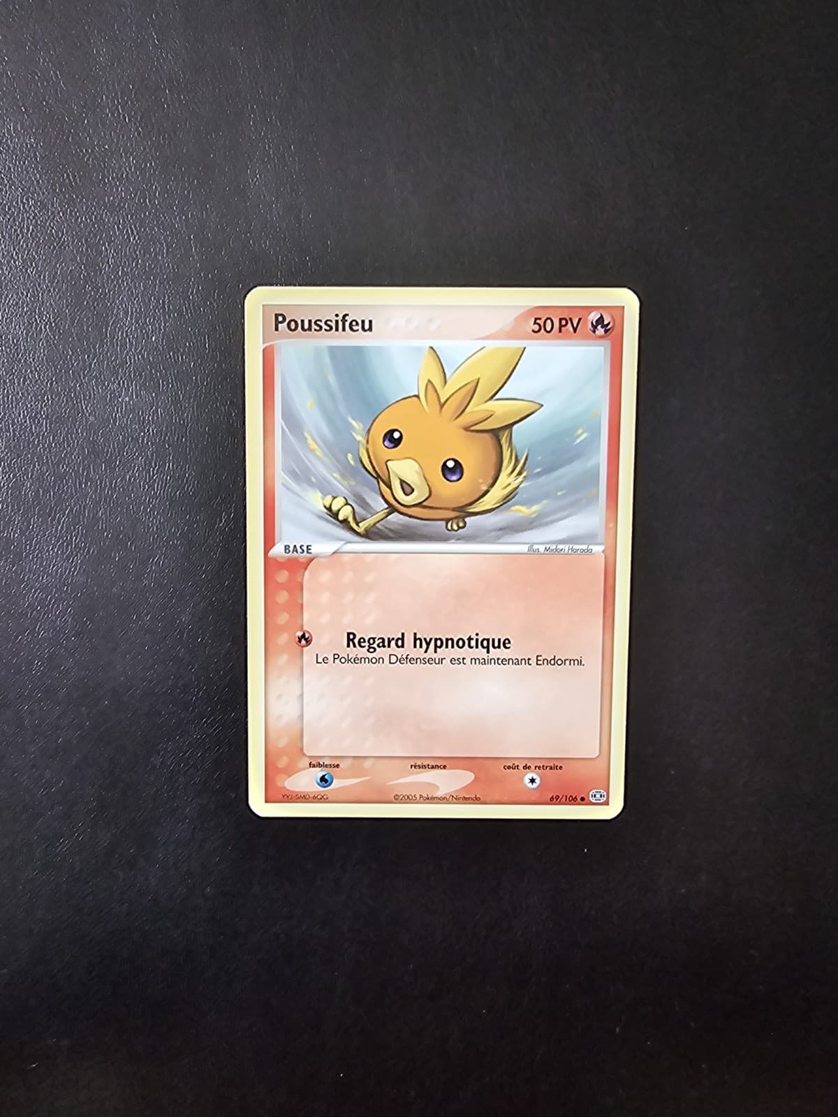 Carte Pokémon COMMUNE Poussifeu 69/106 EX Emeraude Bloc EX FR