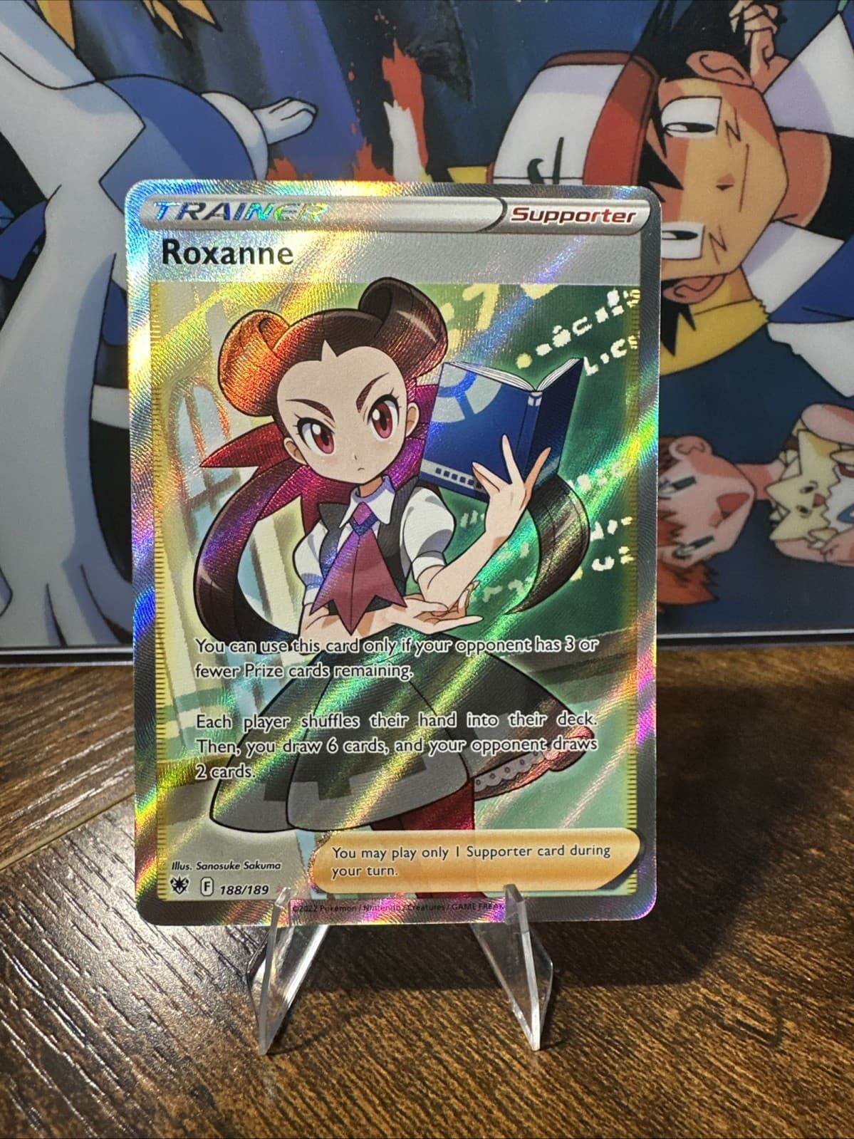 2022 POKEMON SWORD & SHIELD ASTRAL RADIANCE #188 FULL ART/ROXANNE NM/M