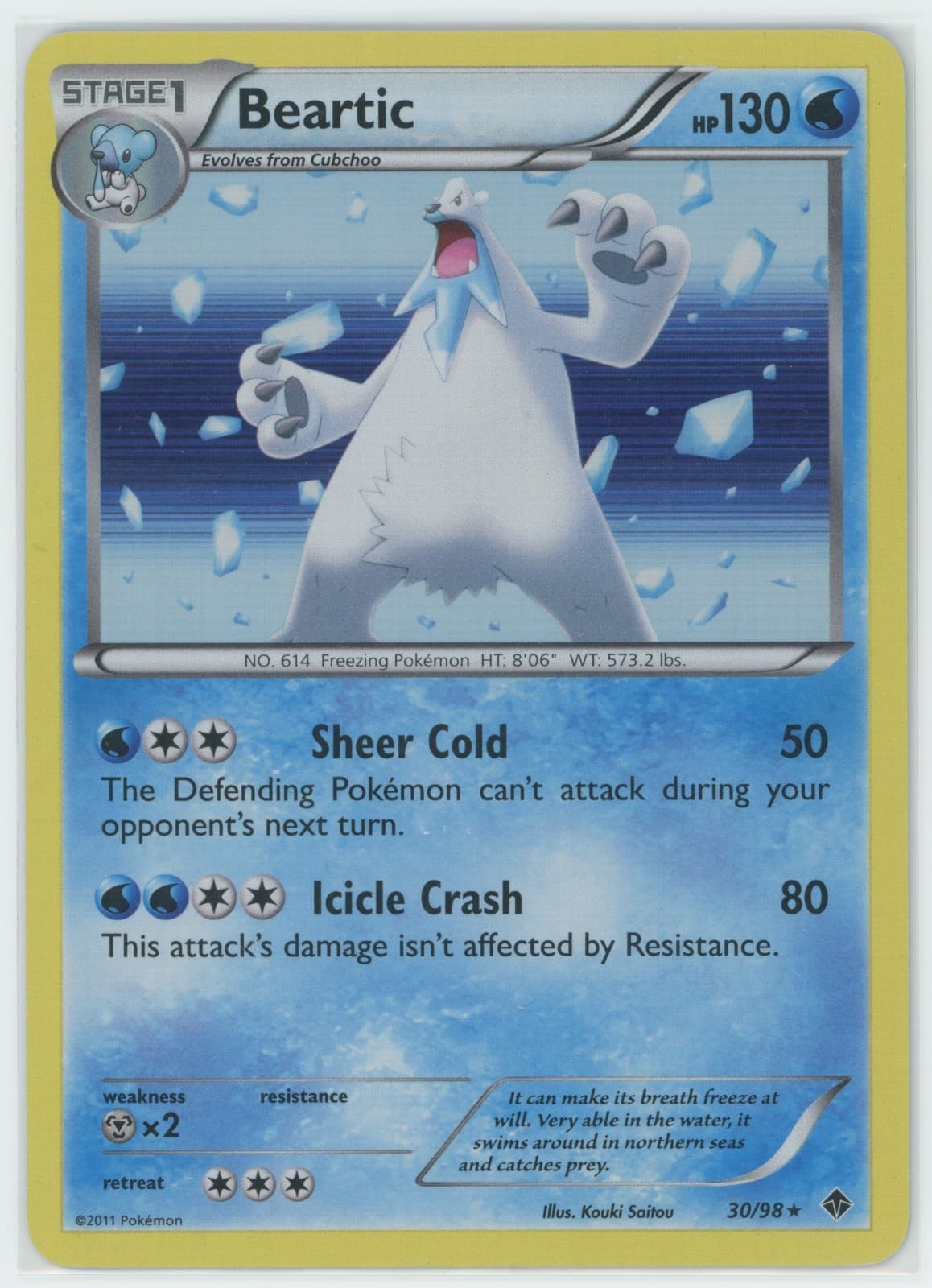 Beartic 30/98 Emerging Powers Holo NM