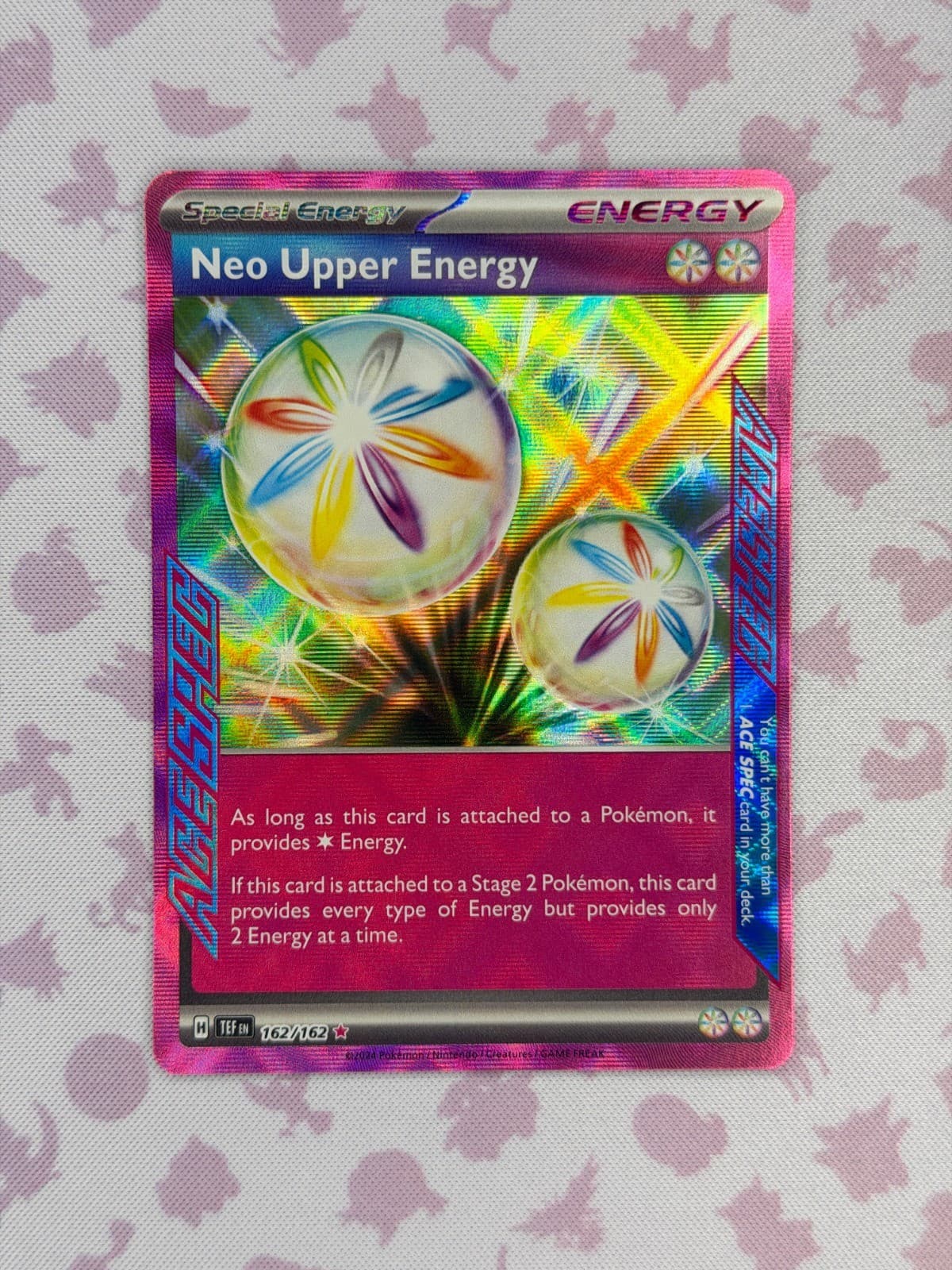 Neo Upper Energy Holo ACE SPEC Rare SV05: Temporal Forces 162/162 NM