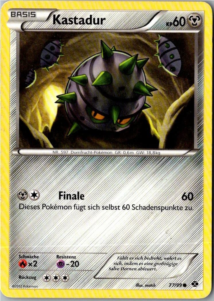 Pokemon Kastadur 77/99 Kommende Schicksale Deutsch