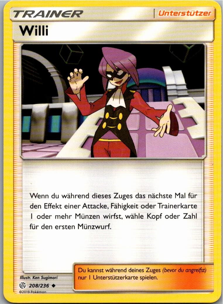 Willi 208/236 Welten im Wandel Deutsch Sammelkarte
