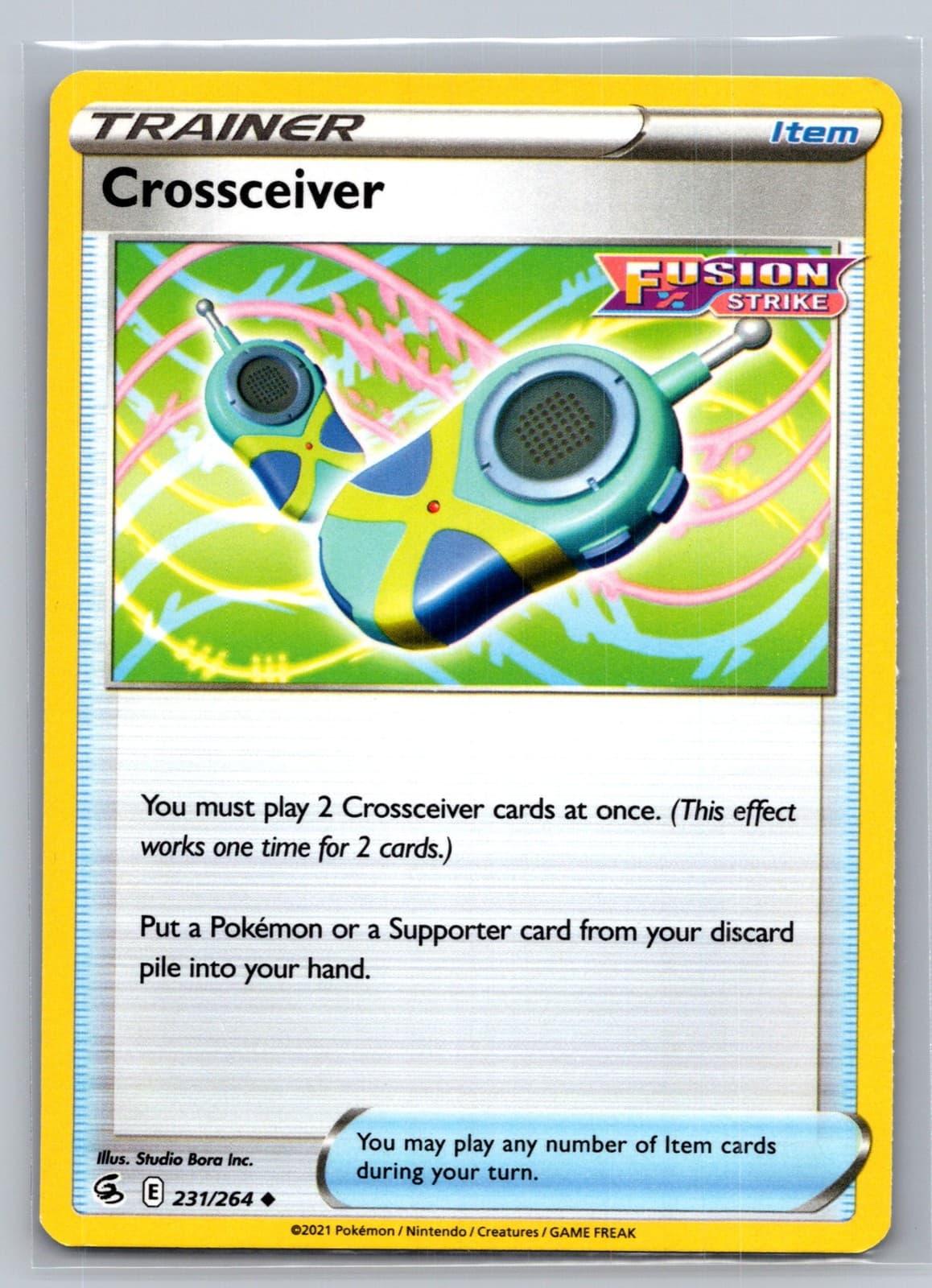 Crossceiver 231/264 - SWSH08: Fusion Strike - Pokémon TCG - NM