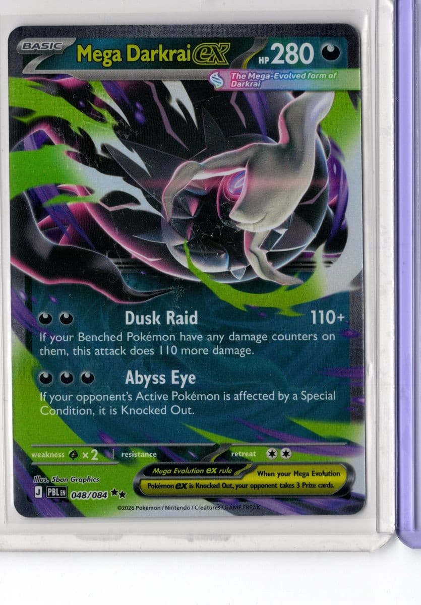Mega Darkrai EX 48 2026 Pokemon Mega Evolution Pitch Black - English NM