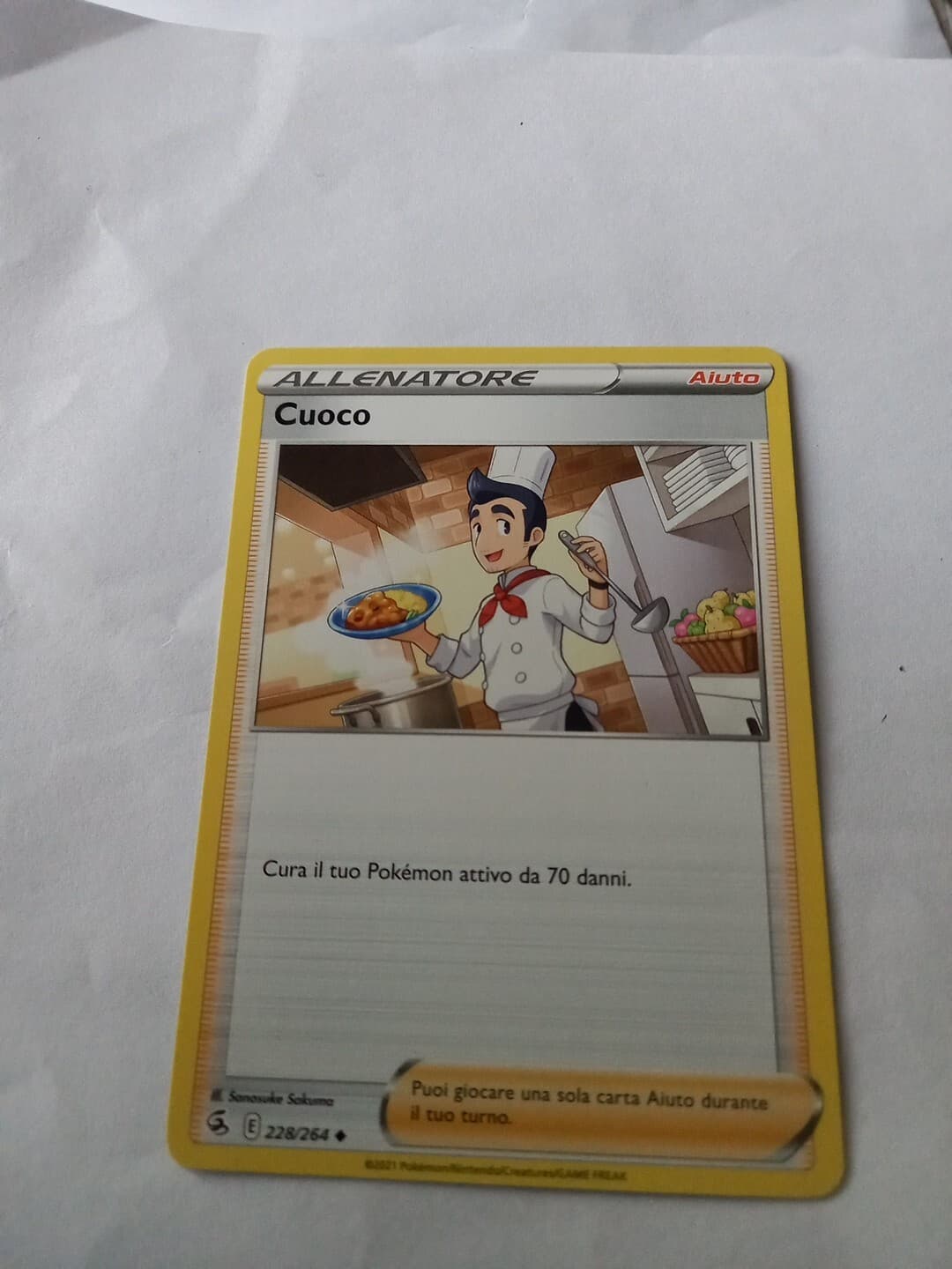 CUOCO 228/264 - ITA MINT - Pokemon Spada e Scudo COLPO FUSIONE