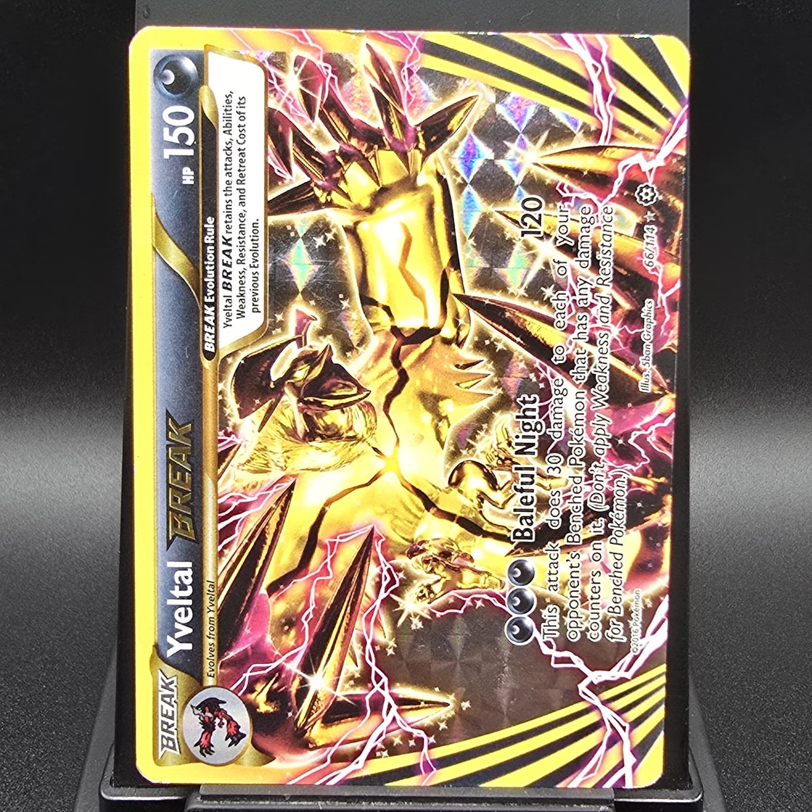 Yveltal BREAK 66/114 XY-BREAKthrough Holo Rare Break