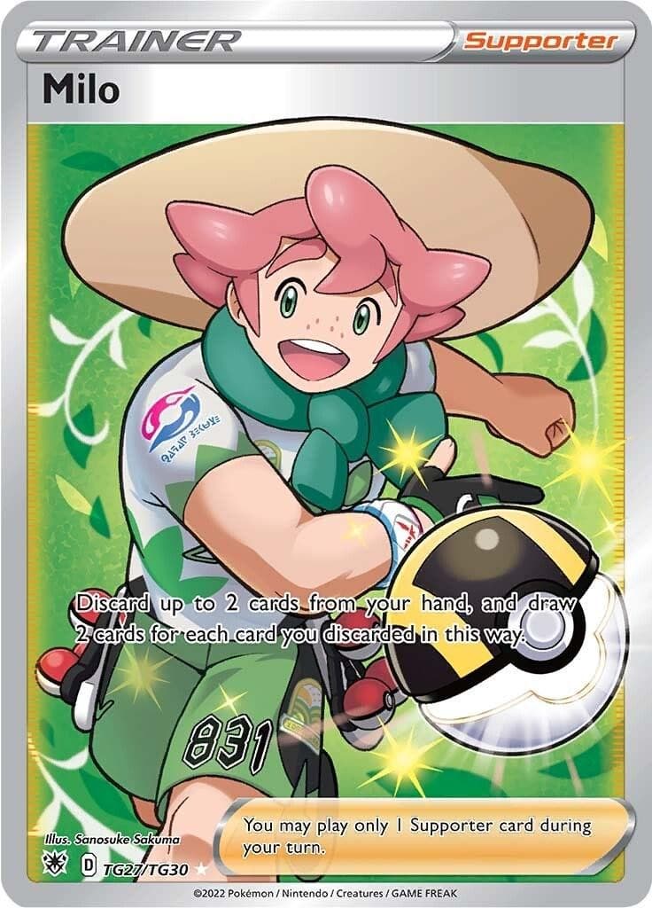 MILO TG27/TG30 ASTRAL RADIANCE POKEMON (TRAINER GALLERY FULL ART, NM)