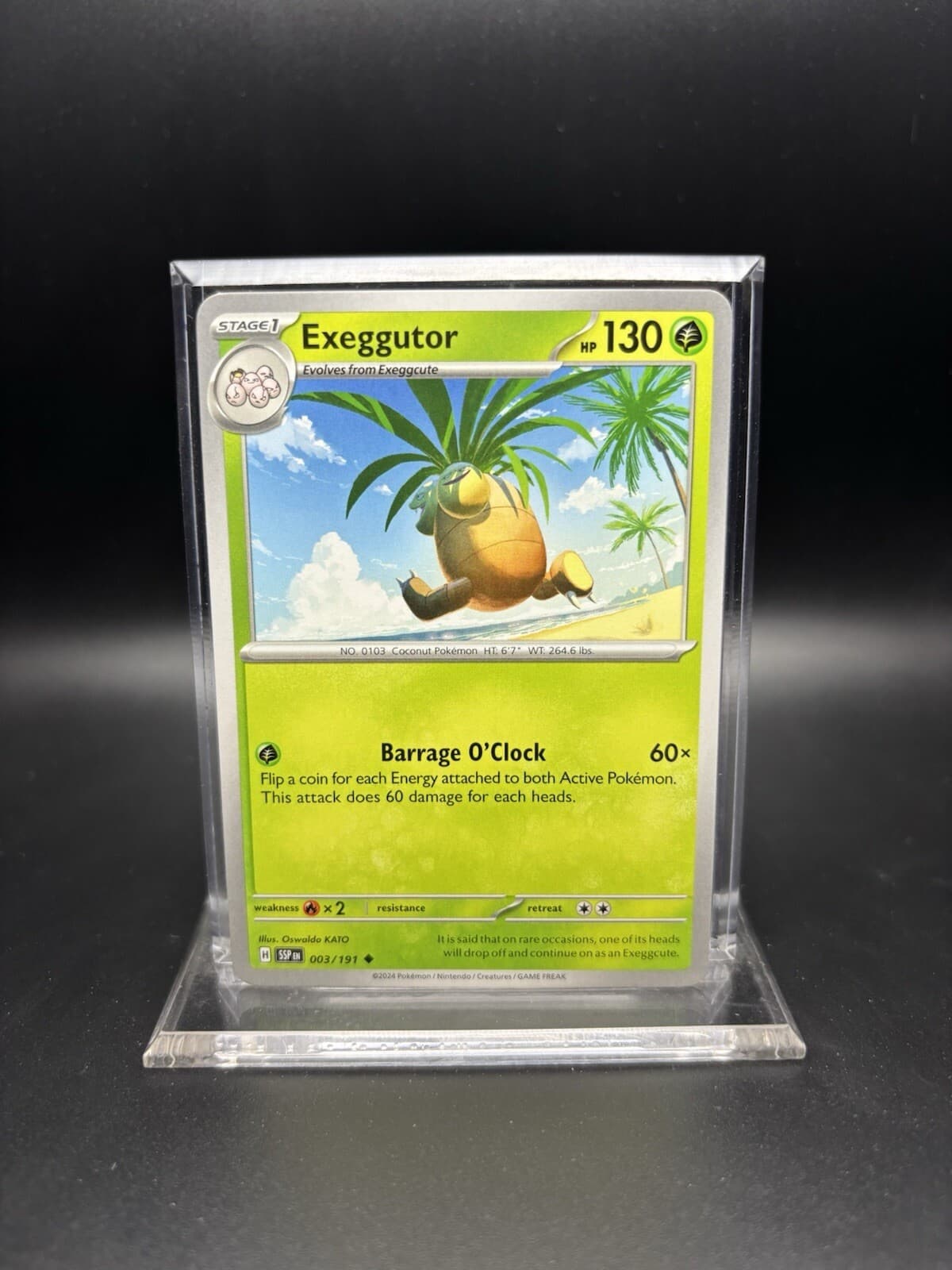 2024 Pokémon Surging Sparks - Exeggutor No. 3/191