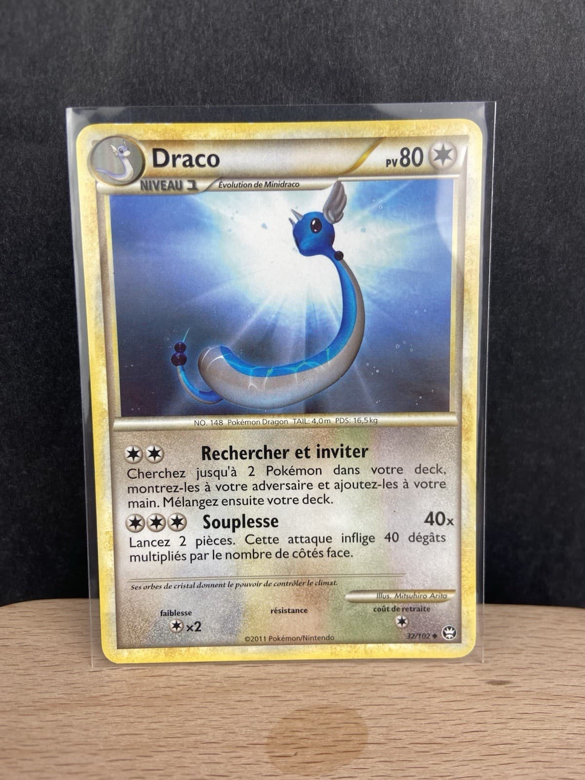 Carte Pokémon Draco 32/102  HGSS Triomphe Français