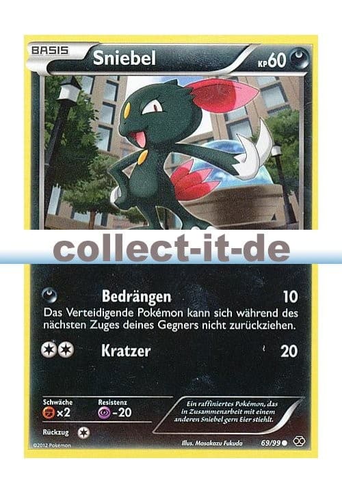 Pokemon Schwarz&Weiss - Kommende Schicksale 69/99 - Sniebel Deutsch