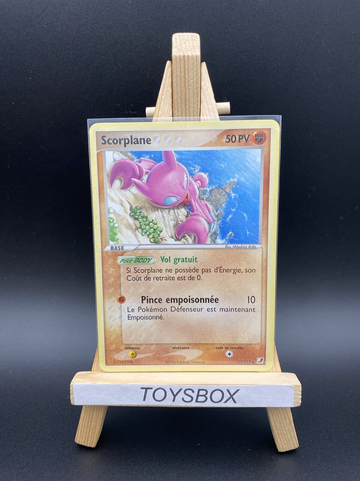 Carte Pokémon Scorplane 57/115 / Bloc EX Forces Cachées / TBE FR