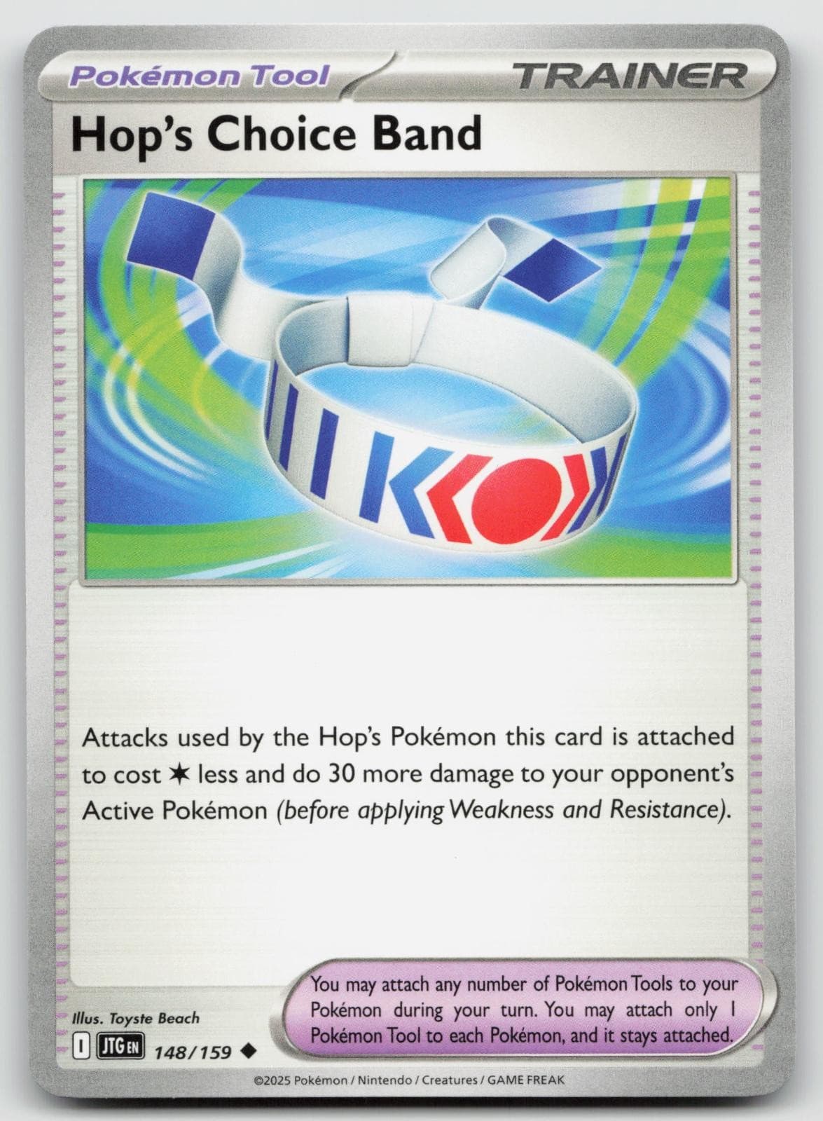 Hop's Choice Band 148/159 Journey Together Uncommon Pokemon NM/M