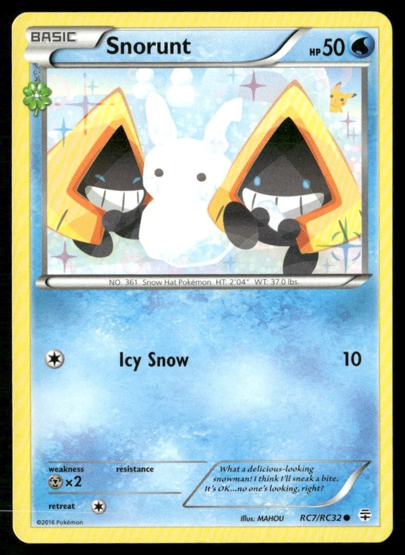 Snorunt RC7/RC32 Common Generations Pokemon Lightly Played