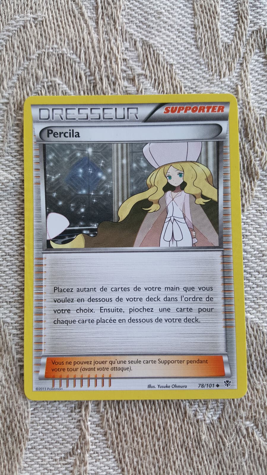 😀😀😀 Carte Pokémon Française Dresseur Percila 78/101 Explosion Plasma