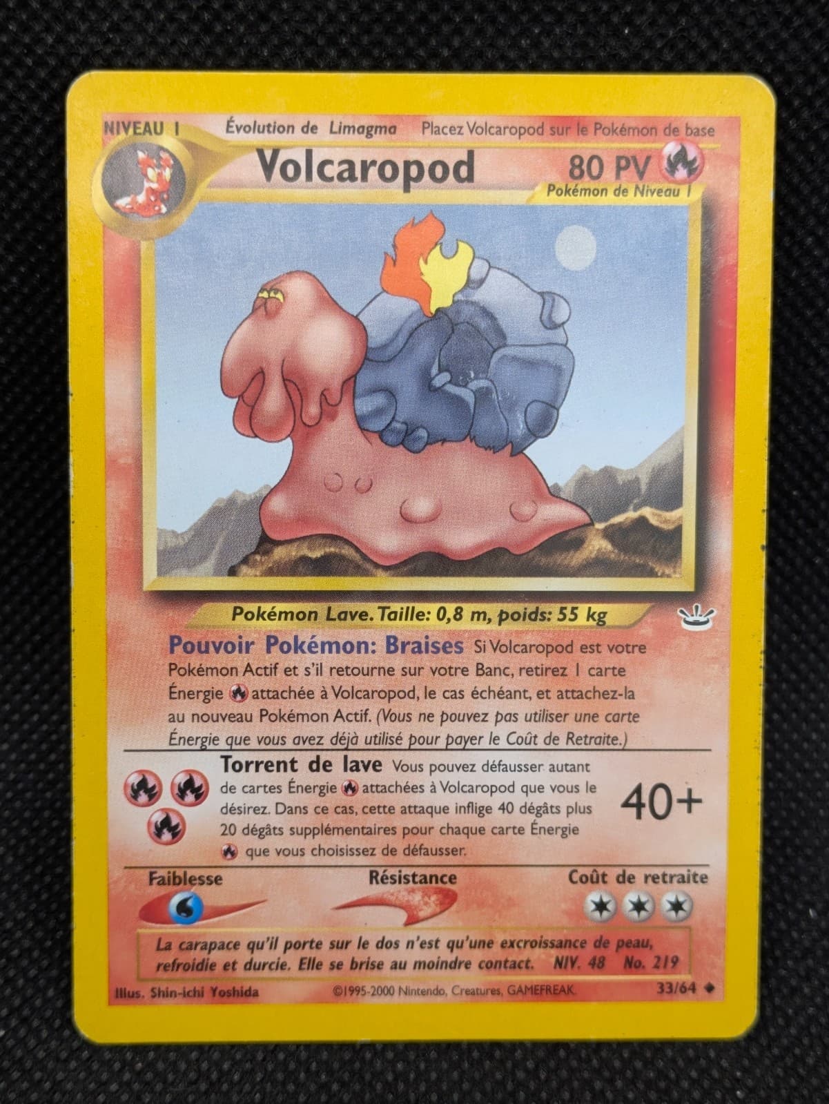 Carte Pokemon VOLCAROPOD - Neo Revelation - 33/64 - Wizards FR