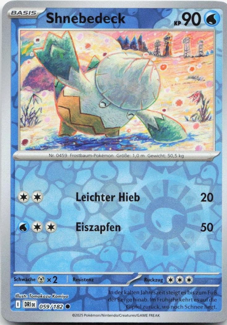 Pokémon Shnebedeck Ewige Rivalen #59 NM DE