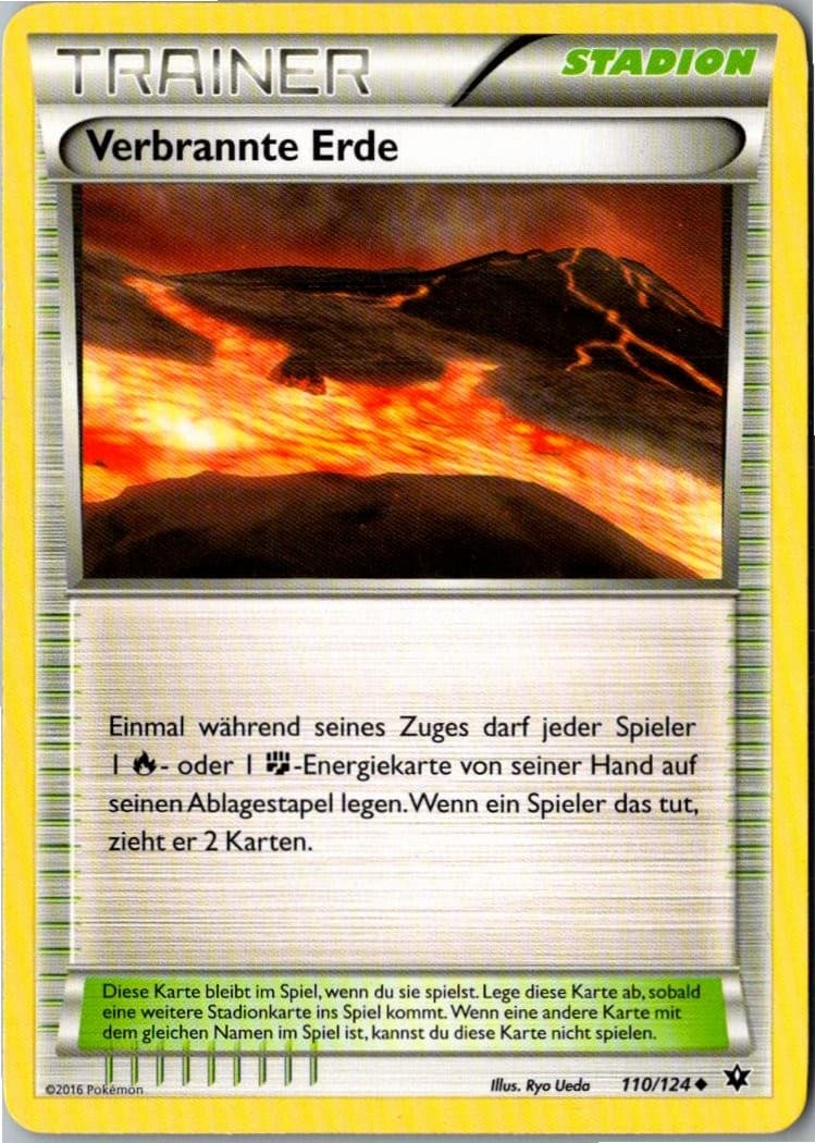 Pokemon Verbrannte Erde 110/124 Schicksalsschmiede Deutsch