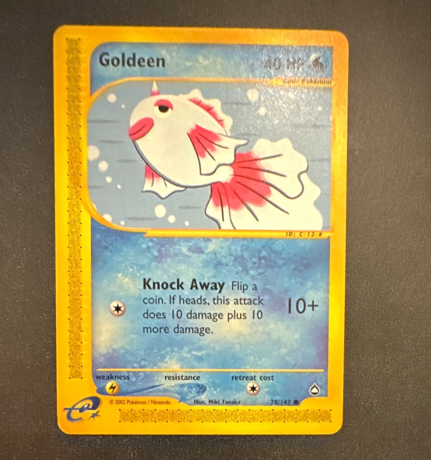 Goldeen Aquapolis 78/147 2002 40 HP Regular Common EN Unlimited