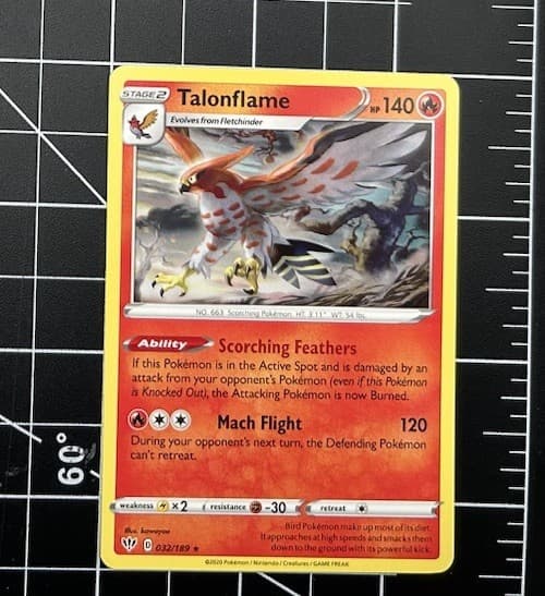 Talonflame 32/189 Pokemon TCG Darkness Ablaze