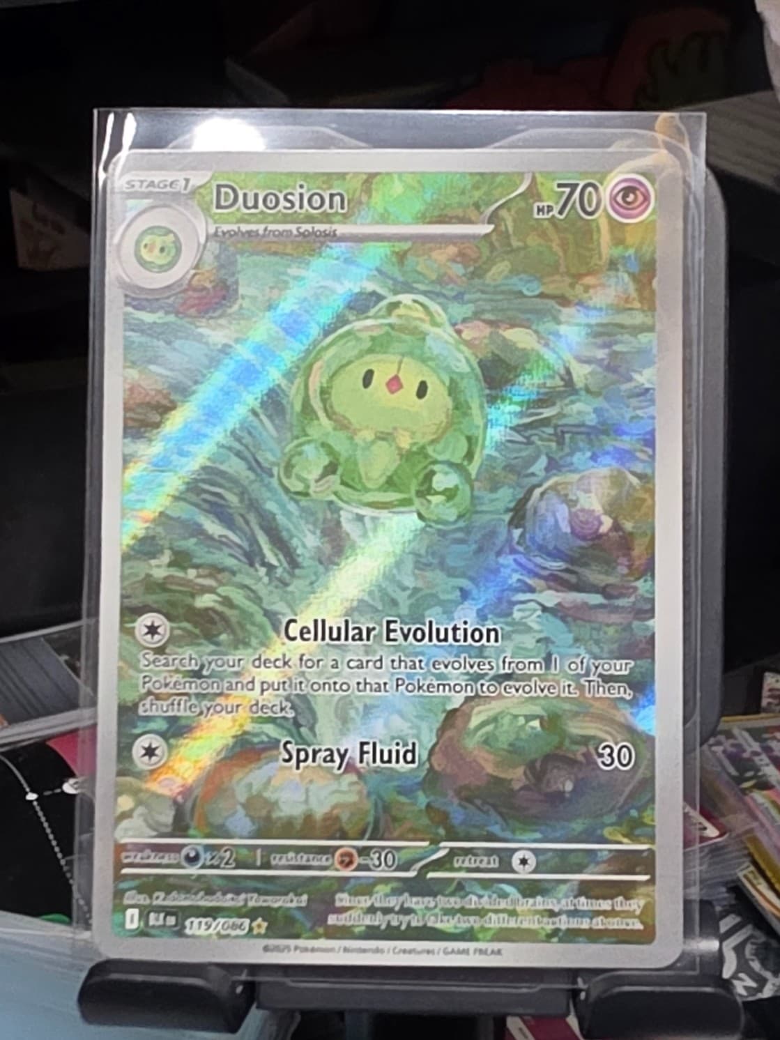 Duosion - Pokémon TCG SV Black Bolt Illustration Rare Card 119/086