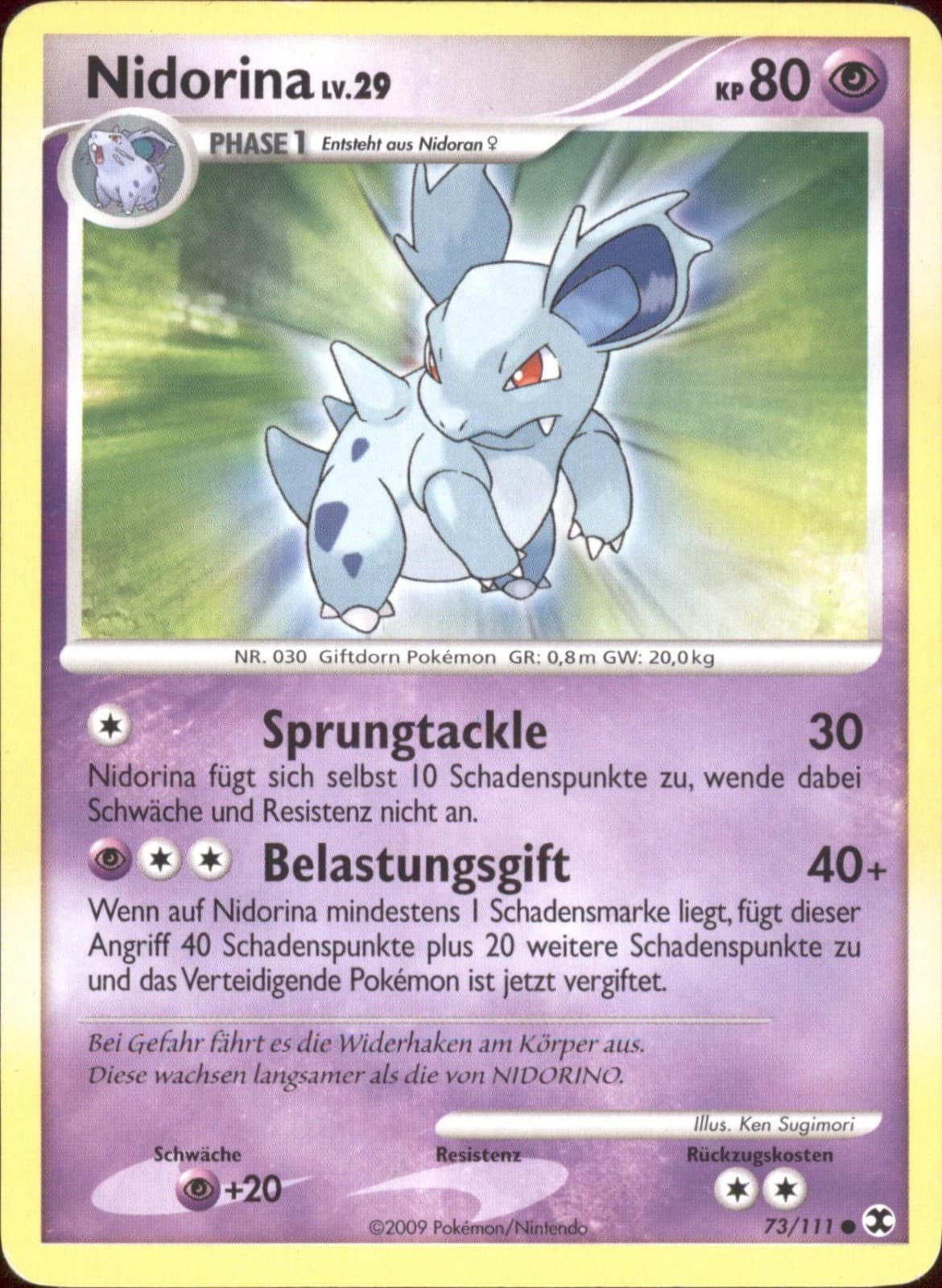 Nidorina | Aufstieg der Rivalen 73 | 2009
