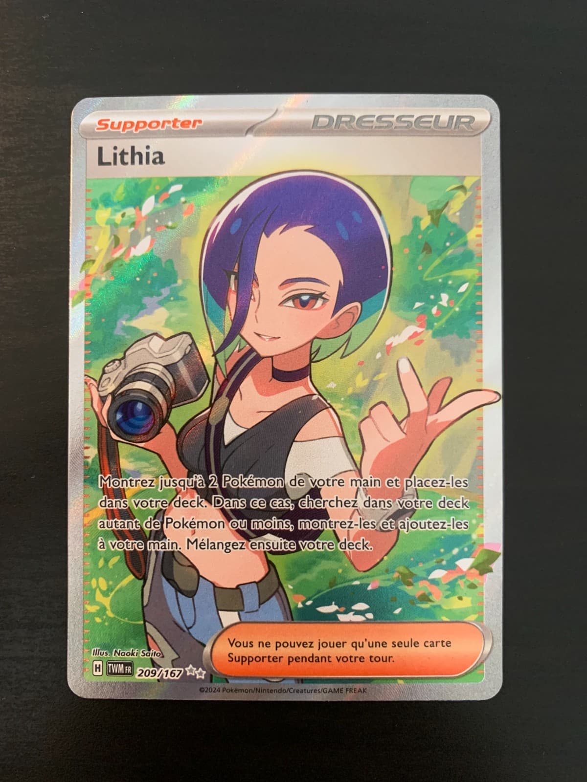 Carte Pokémon Lithia 209/167 TWM Mascarade Crépusculaire FR NEUF