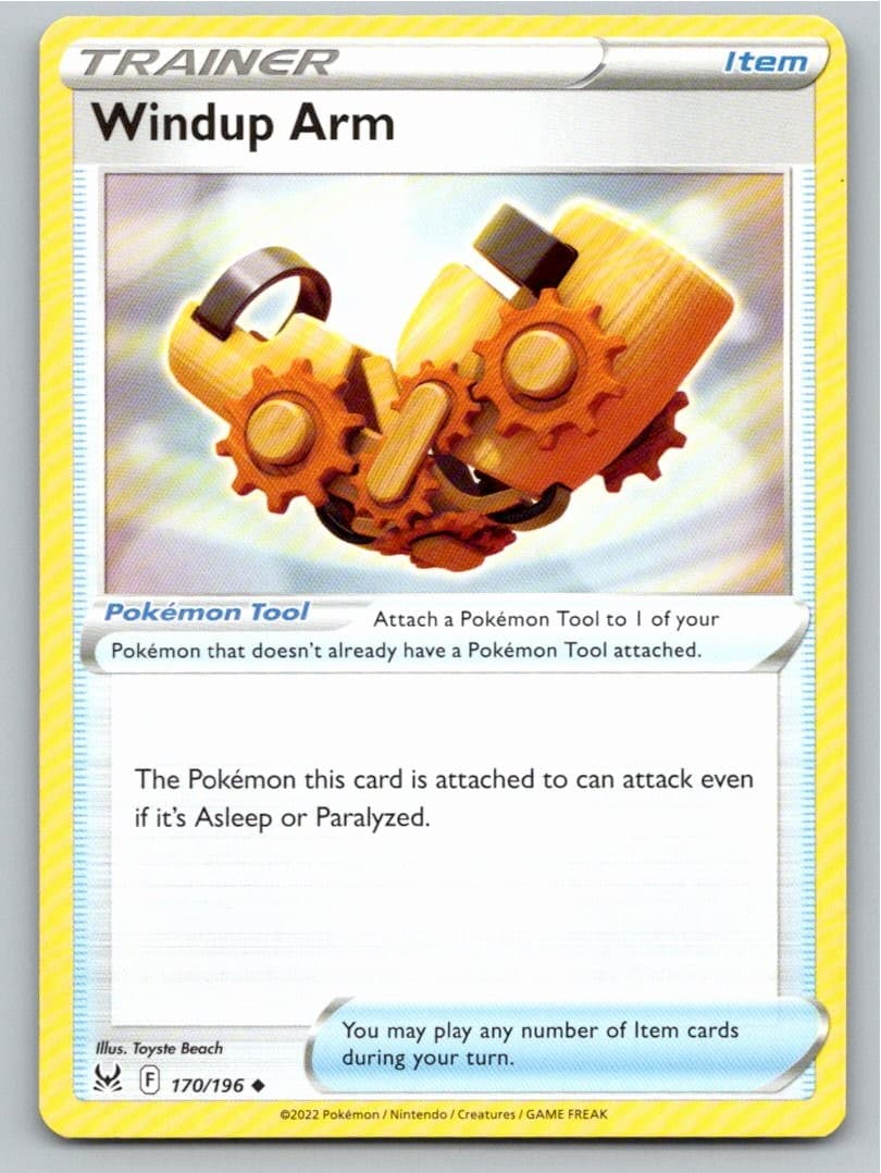 2022 POKEMON WINDUP ARM LOST ORIGIN 170/196 UC NM A60433 FREE S&H