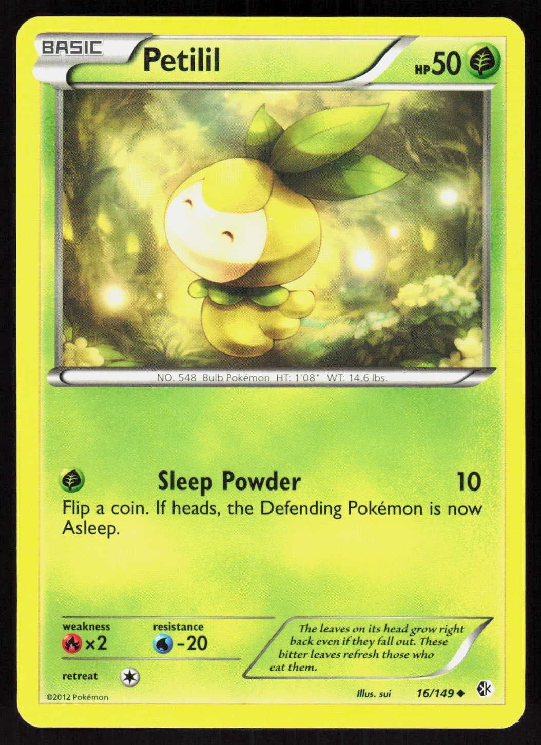Petilil 16/149 Common Boundaries Crossed Pokemon EN Near Mint