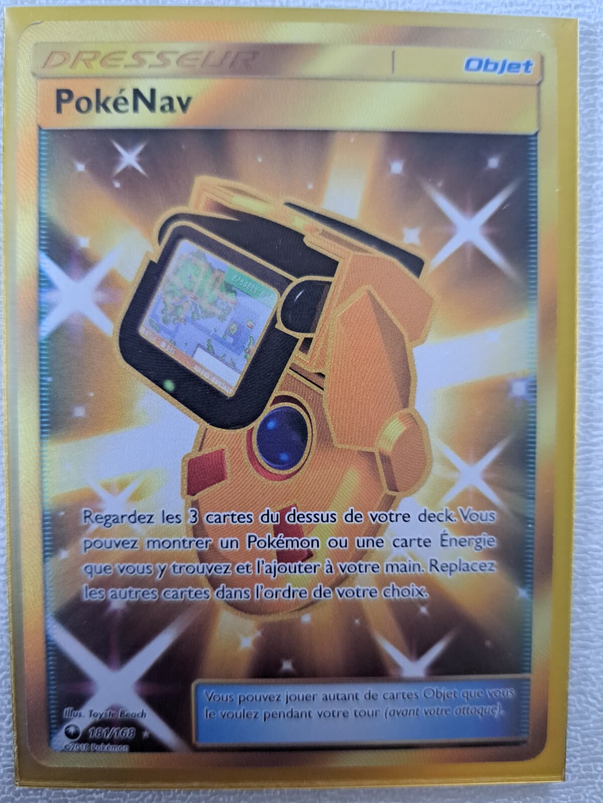 Pokénav Secret - SL07:Tempête Celeste- 181/168 - Carte Pokemon Neuve Française