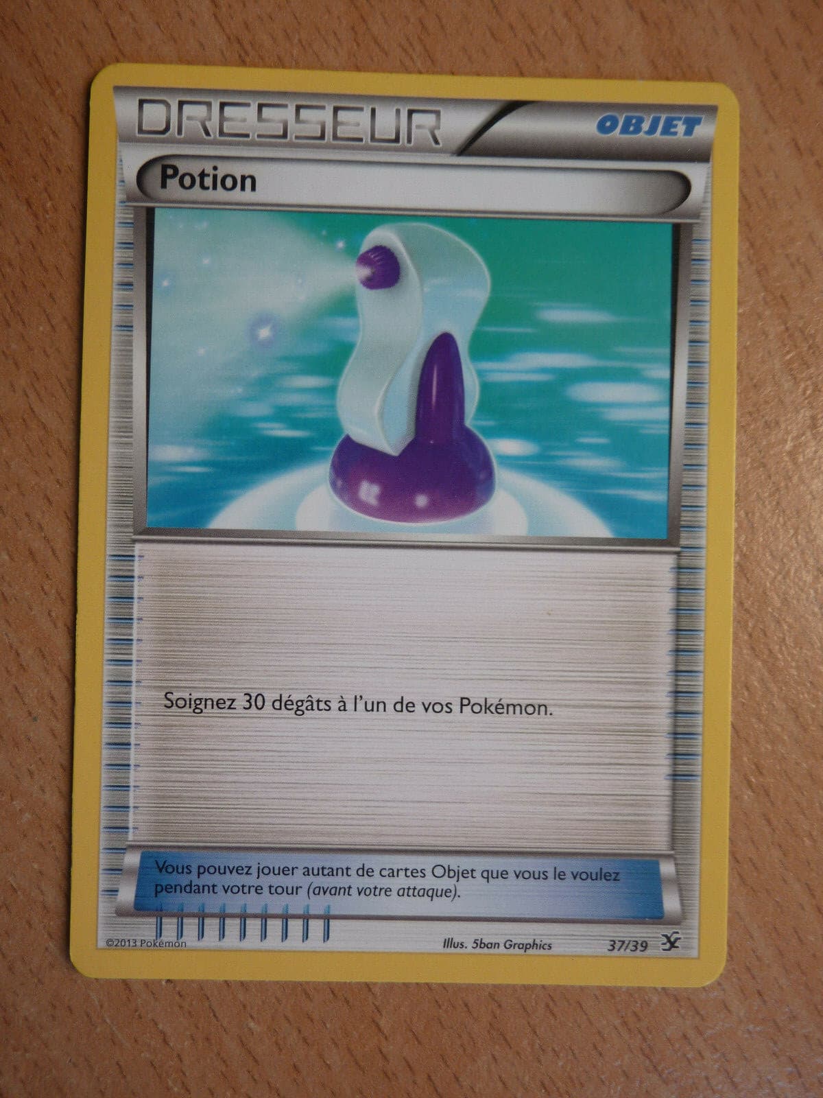 Carte Pokémon Potion 37/39 (Bienvenue à Kalos)