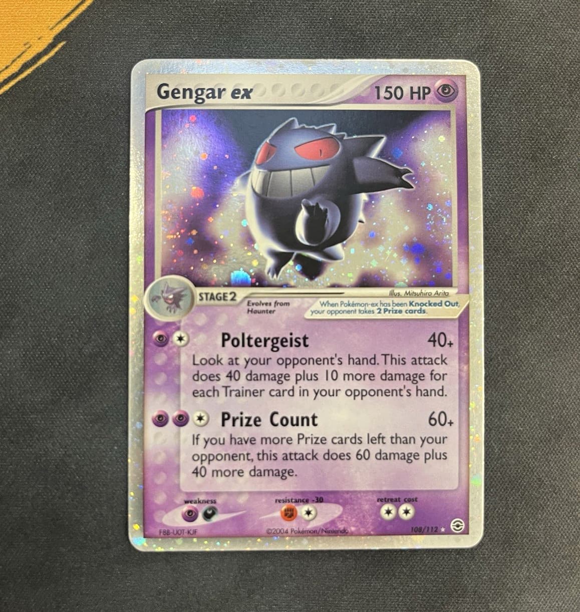 Gengar ex 108/112 - EX FireRed & LeafGreen - Ultra Rare Holo - EN 2004 150HP