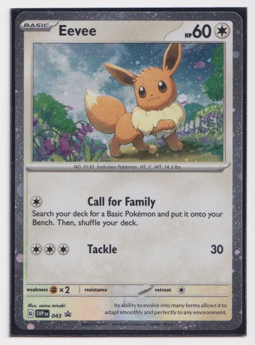 2023 Pokemon Scarlet & Violet Series - Scarlet & Violet Promos Eevee Common #43