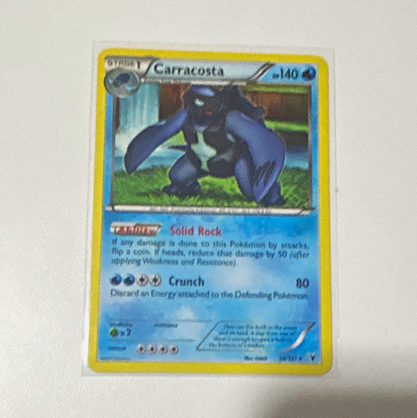 The Pokémon Company Carracosta 26/101 Noble Victories Regular Rare 140 HP EN