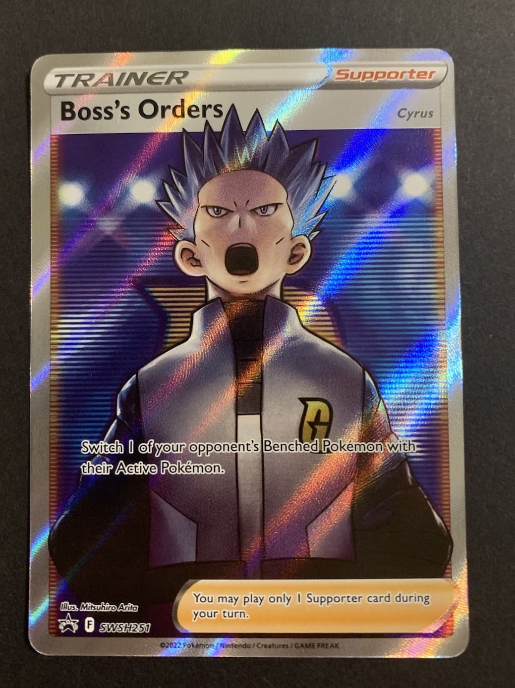 Boss’s Orders SWSH251 Full Art Holo Promo – Sword & Shield Pokémon Card