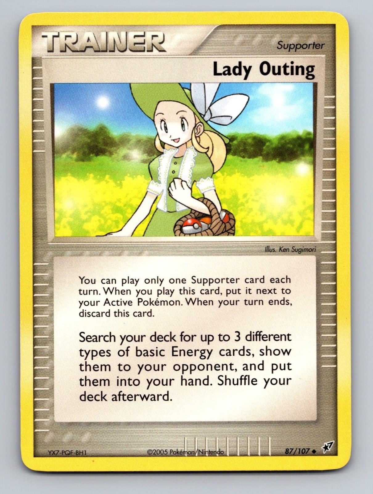 Lady Outing Deoxys Uncommon 87/107 Pokemon