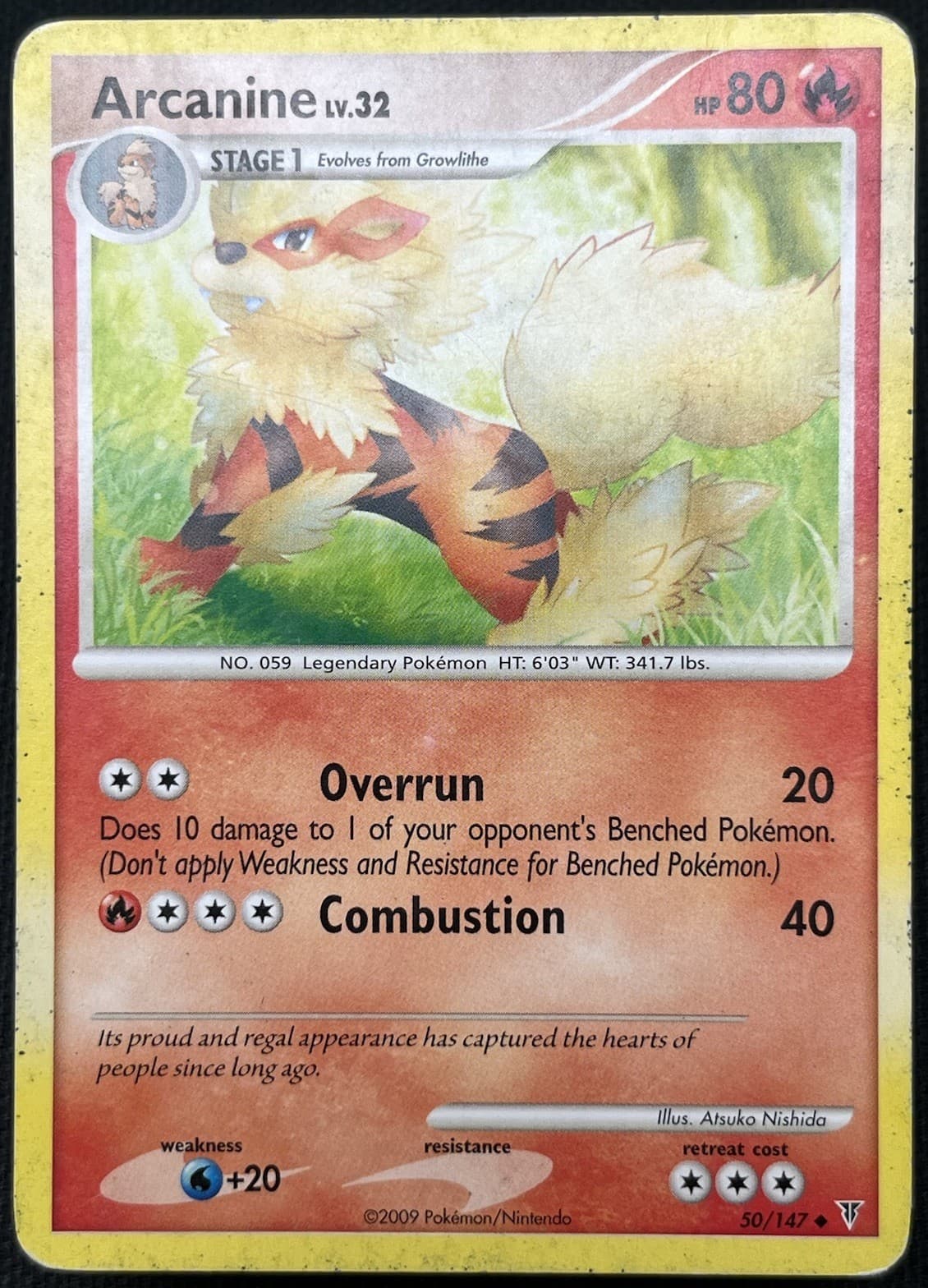 Arcanine 50/147 Supreme Victors Uncommon Pokemon MP