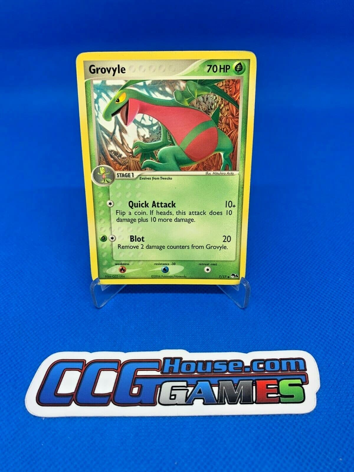 Pokemon POP Series 4 Promo - Grovyle 7/17 *CCGHouse* RB