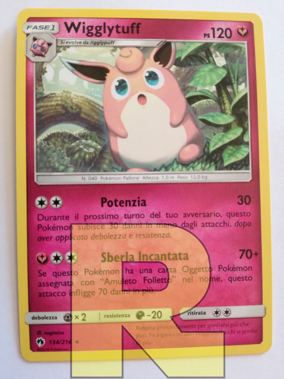 Wigglytuff ® Tuoni Perduti 134/214 ® Rara ® Pokemon ® Italiano ® Errecards