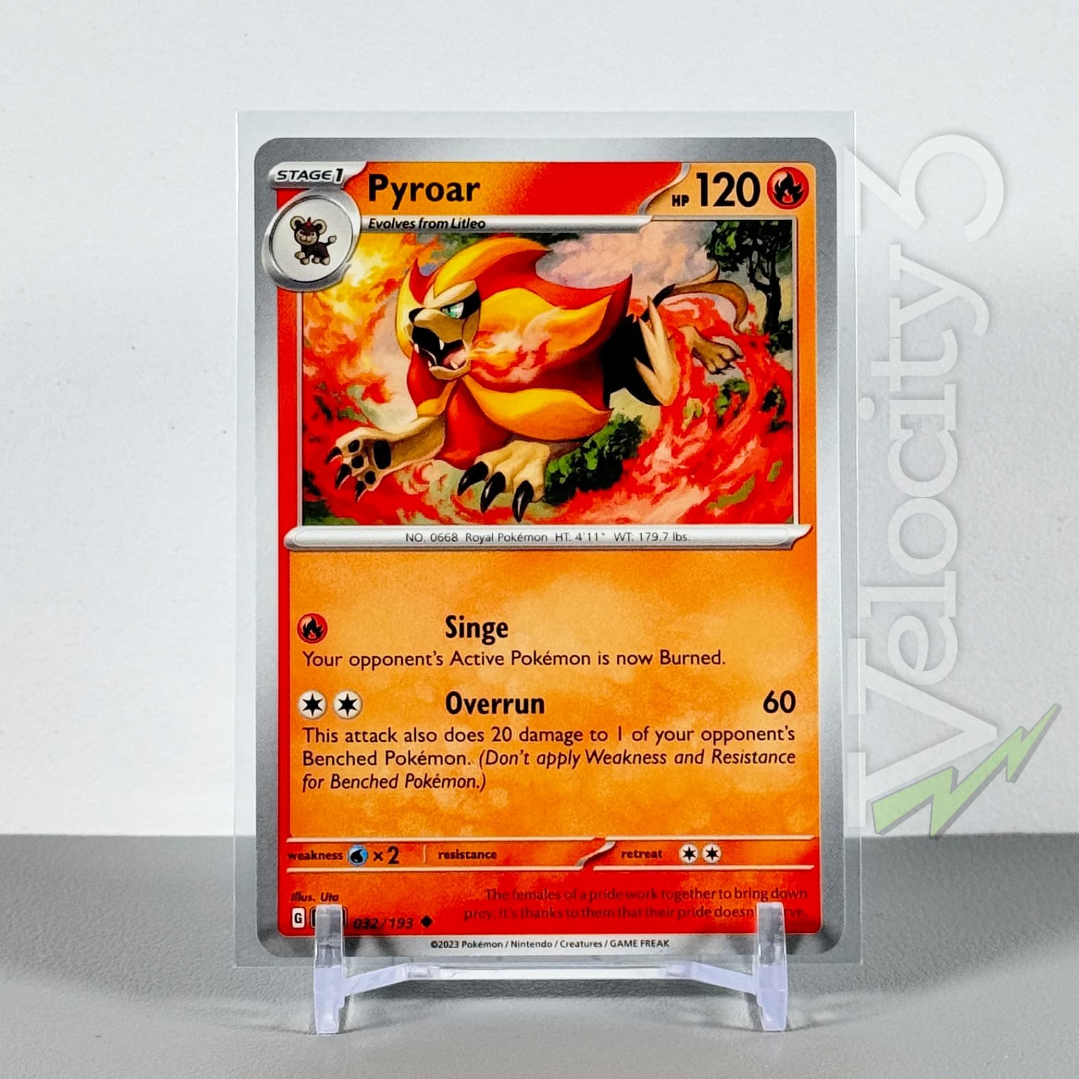 Pokemon TCG Card: PYROAR 32/193 | Uncommon | SV-Paldea Evolved | NM/Mint