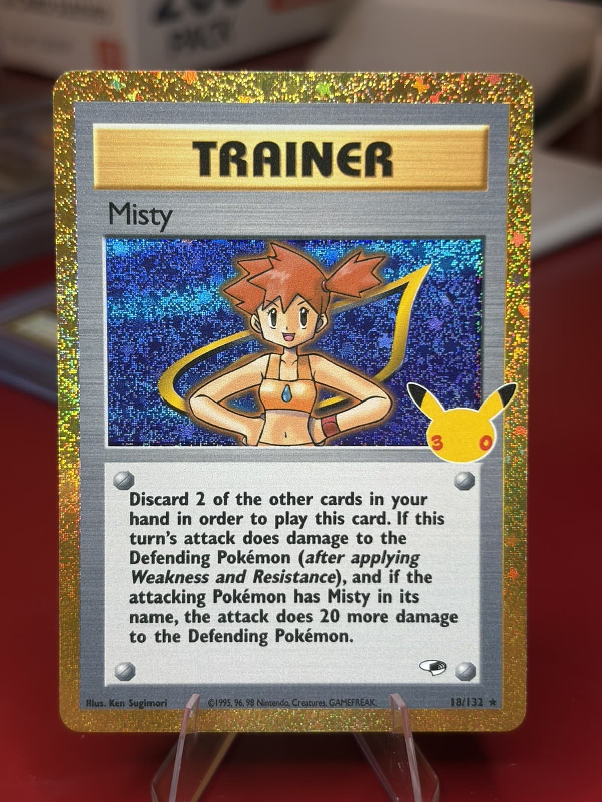 Pokémon TCG Trainer Misty 18/132 ME: 30th Celebration Classic Collection NM