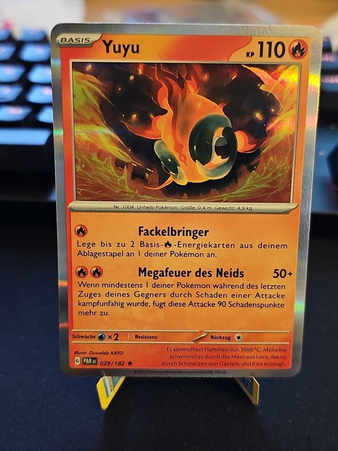 Pokemon Karte Yuyu Holo Rare 029/182 Paradoxrift - NM Deutsch