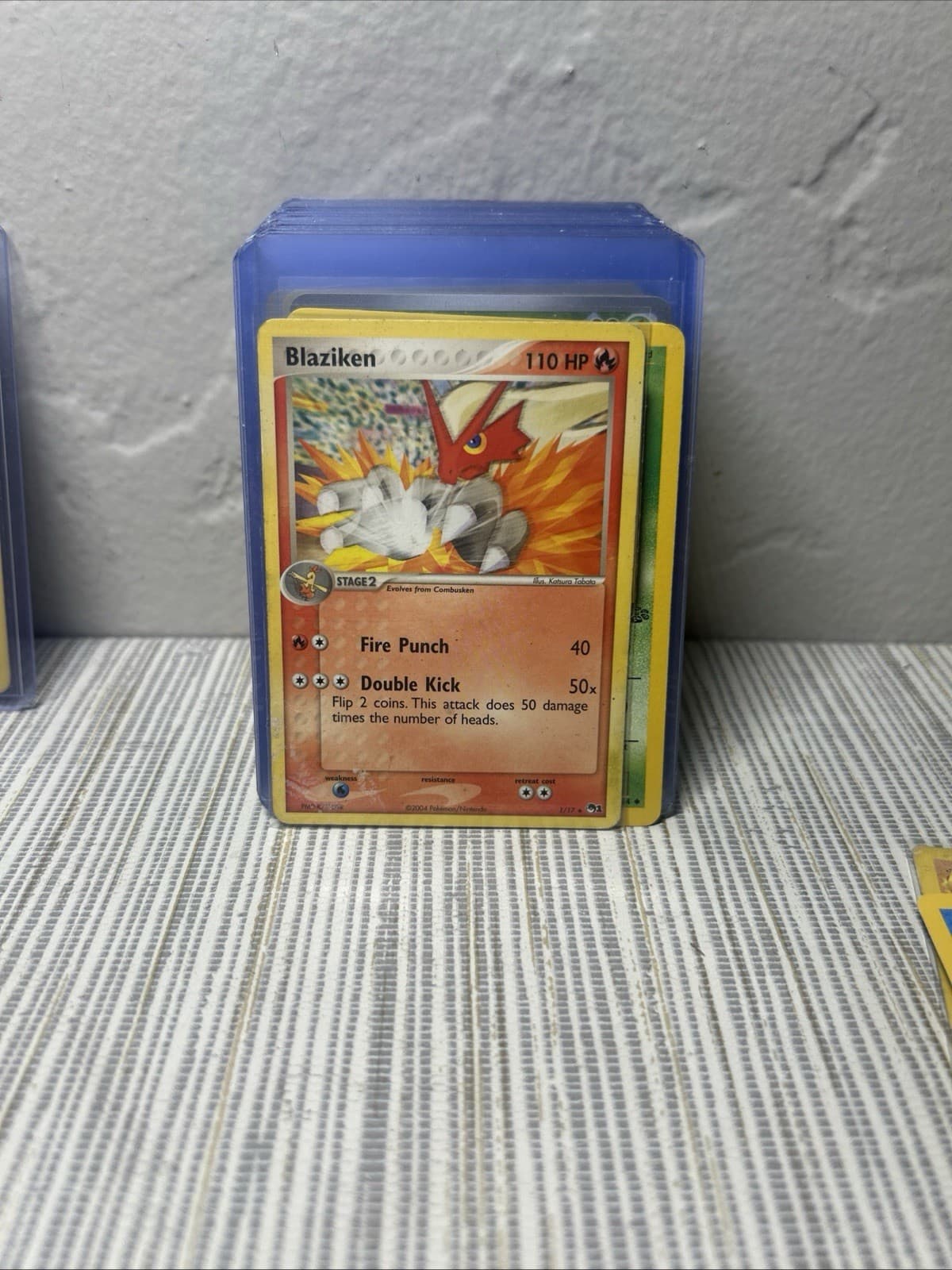 Pokémon TCG Blaziken 001/017 POP Series 1 Holo Rare English 110 HP Stage 2