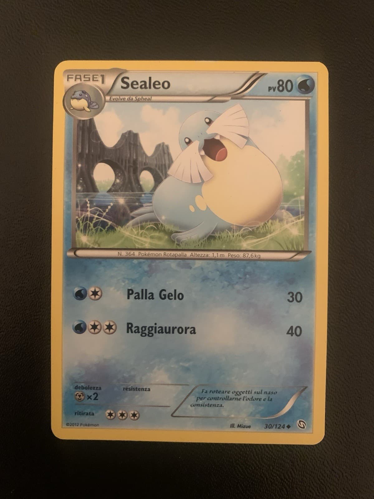 Carta Pokemon Sealeo stirpe dei draghi  30/124 Ita Italiano