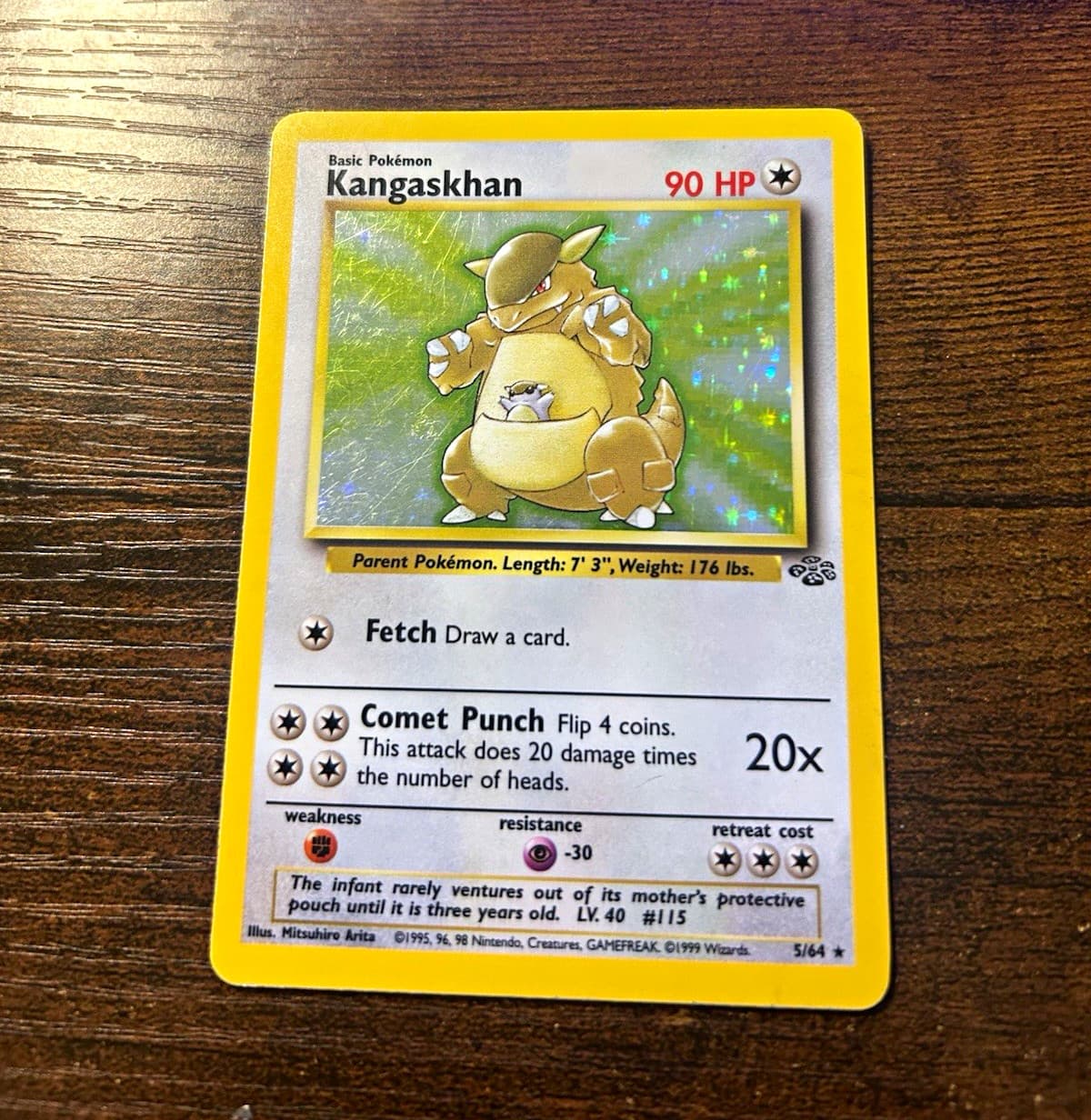 Kangaskhan 5/64 Jungle Holo (Pokemon TCG) English LP-MP