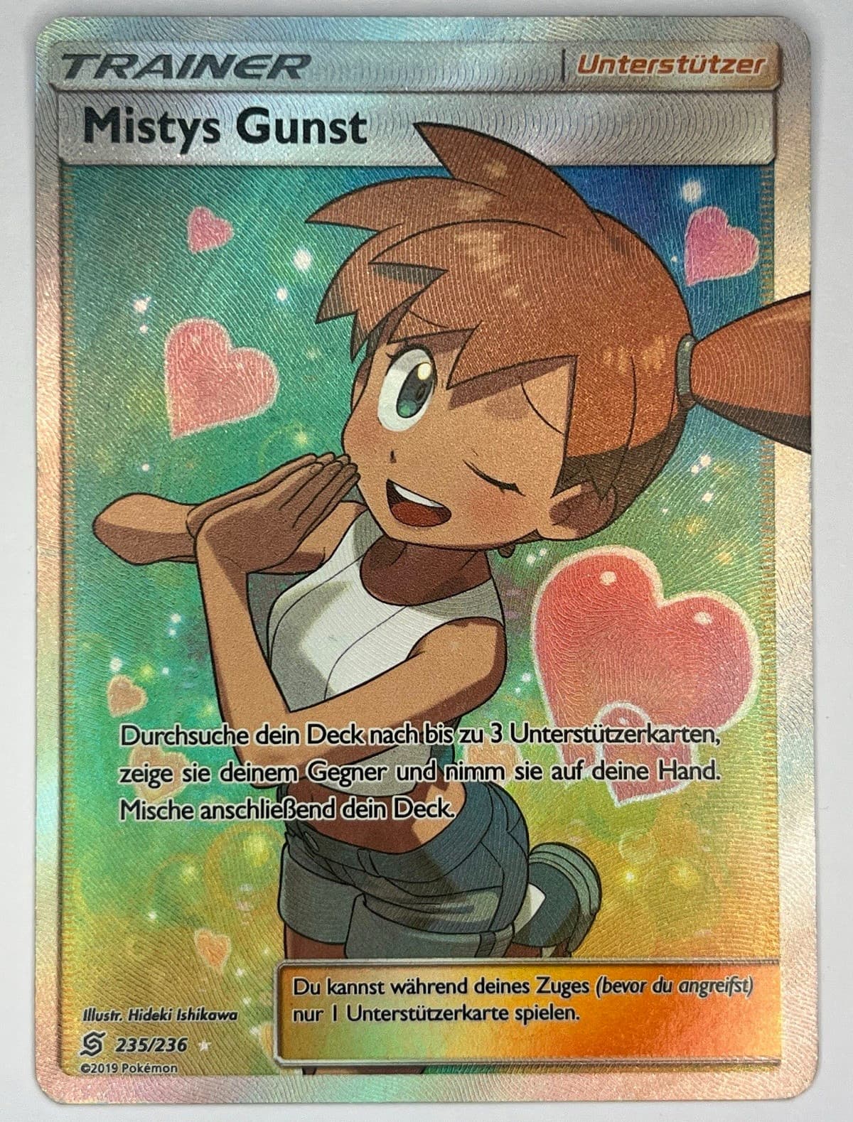 Pokémon TCG Mistys Gunst 235/236 Bund der Gleichgesinnten Full Art Holo DE