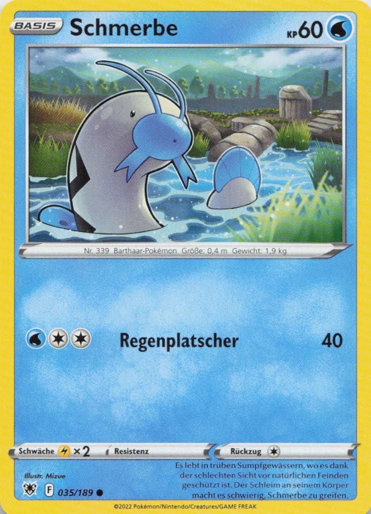 Pokémon Schmerbe Astralglanz #35 NM DE