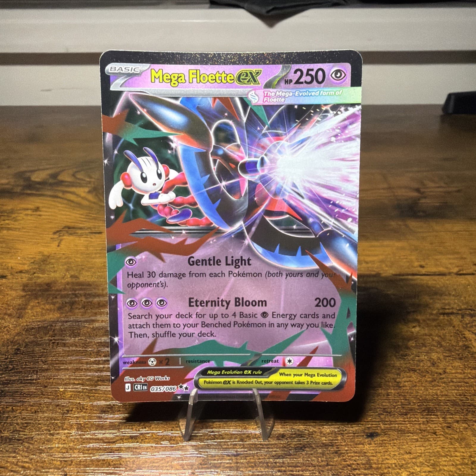 Pokemon Mega Floette ex Chaos Rising 35/86 Holofoil Double Rare NM Pokemon TCG