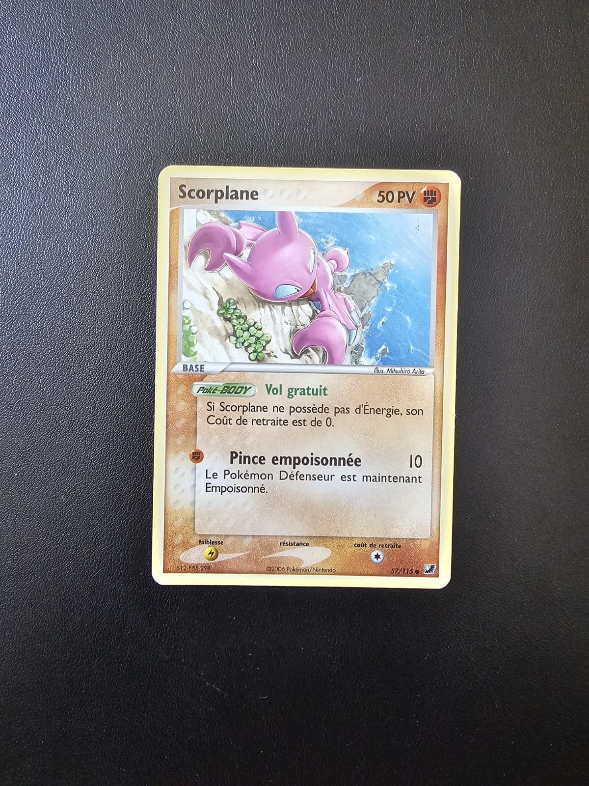 Carte Pokémon Scorplane 57/115 Ex Forces Cachées Bloc EX FR
